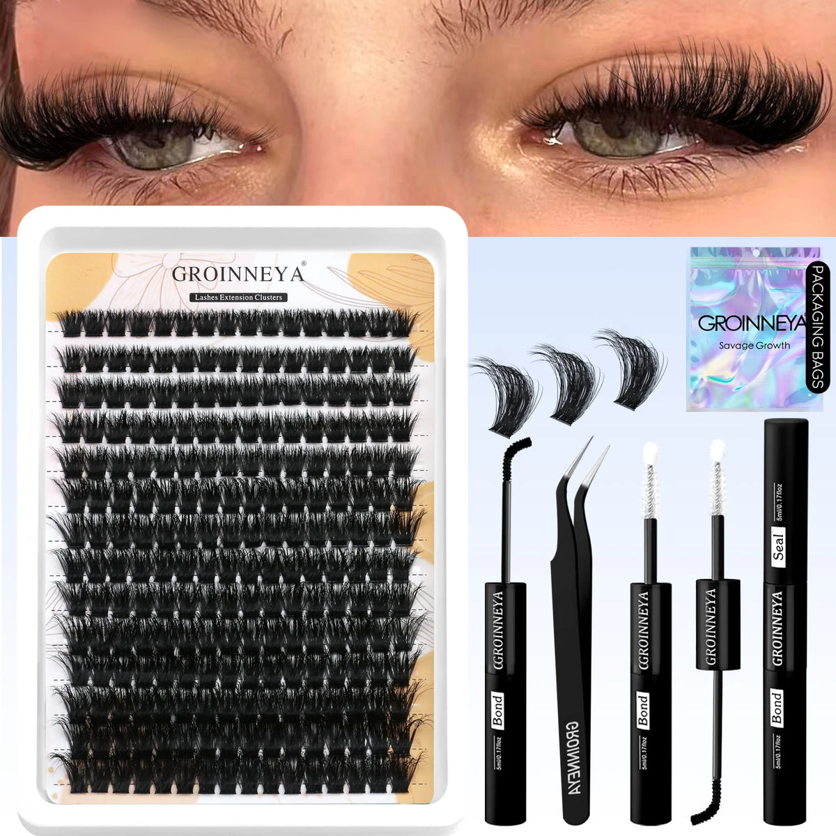 Groinneya Lash Clusters