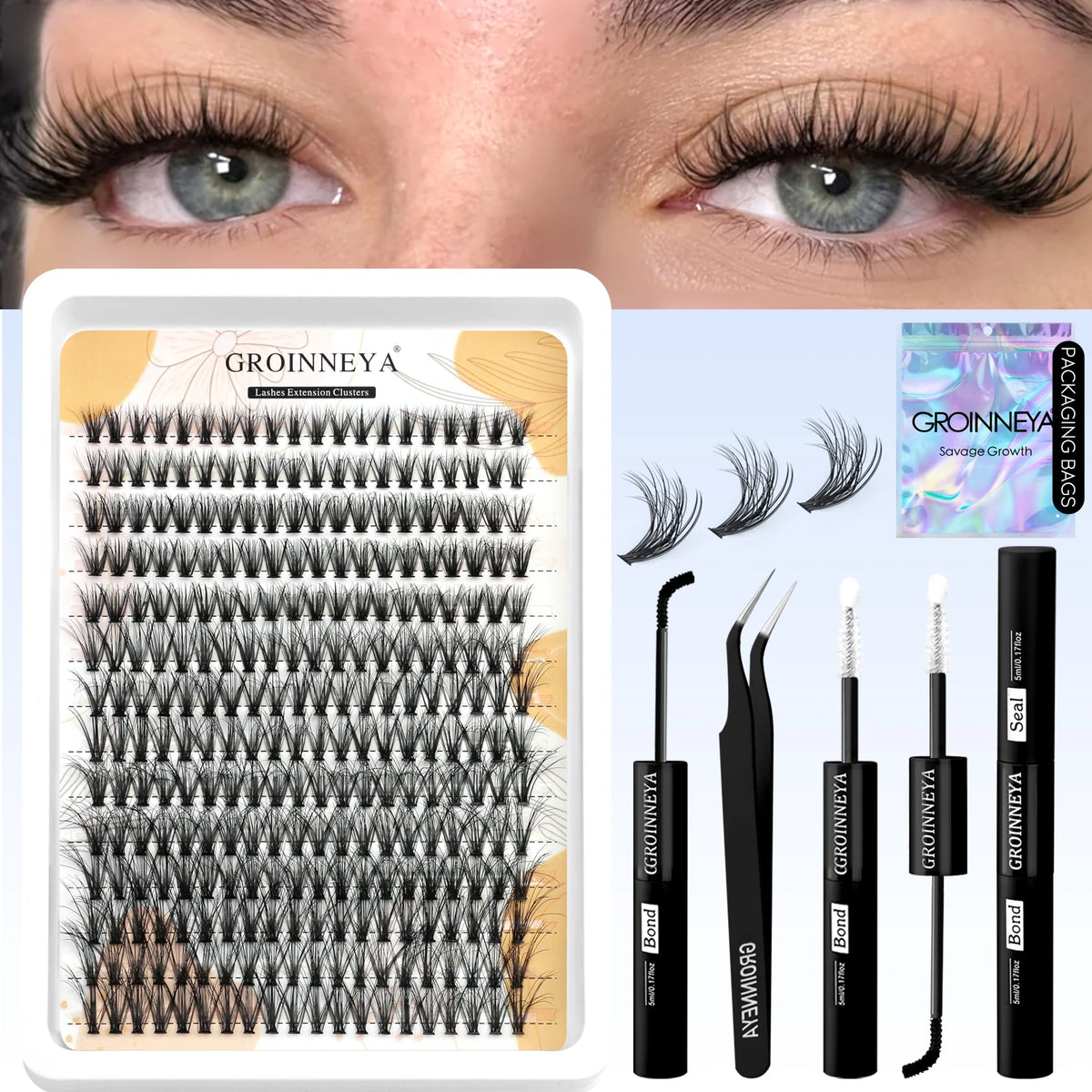 Groinneya Lash Clusters