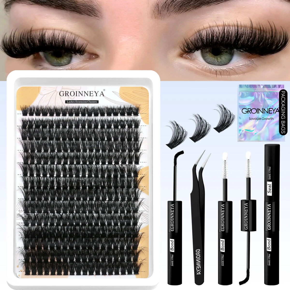 Groinneya Lash Clusters