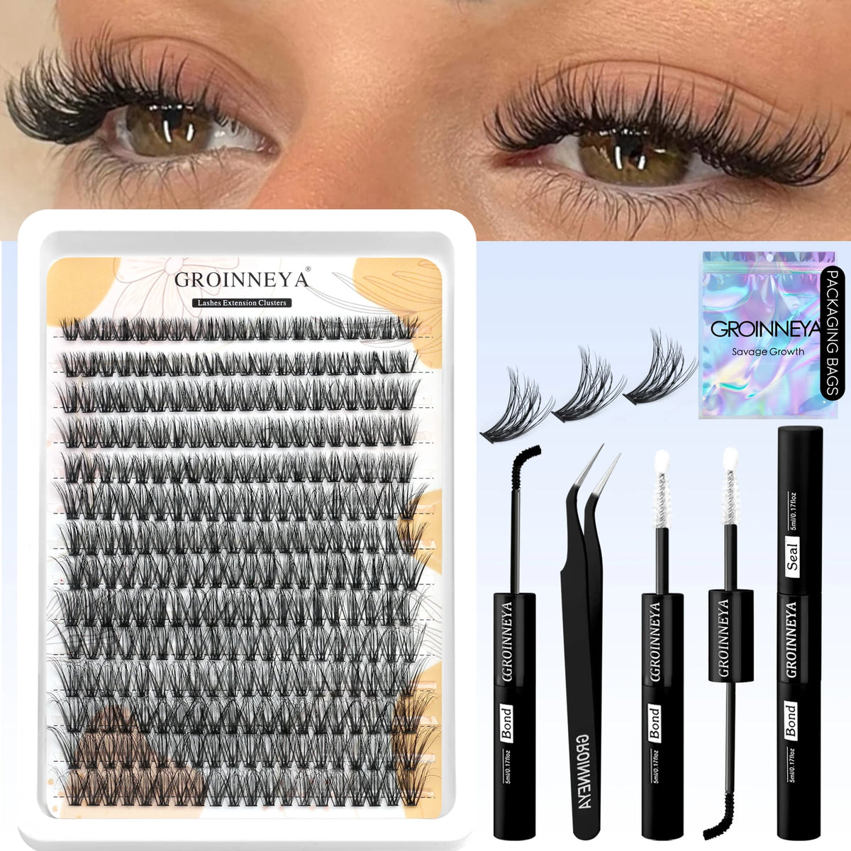 Groinneya Lash Clusters