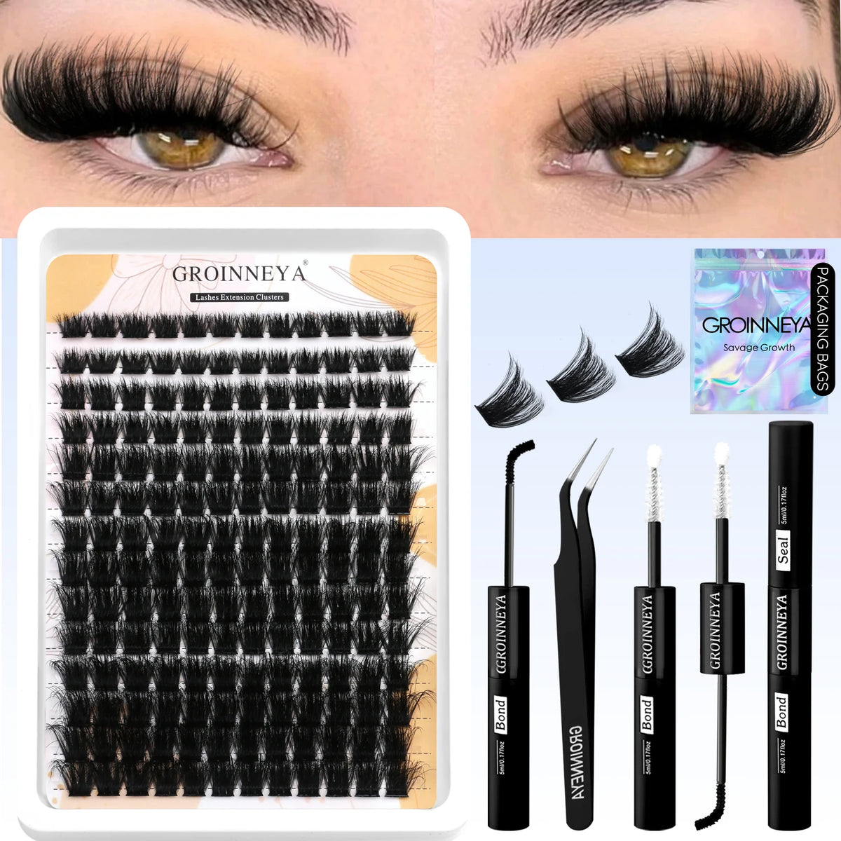 Groinneya Lash Clusters
