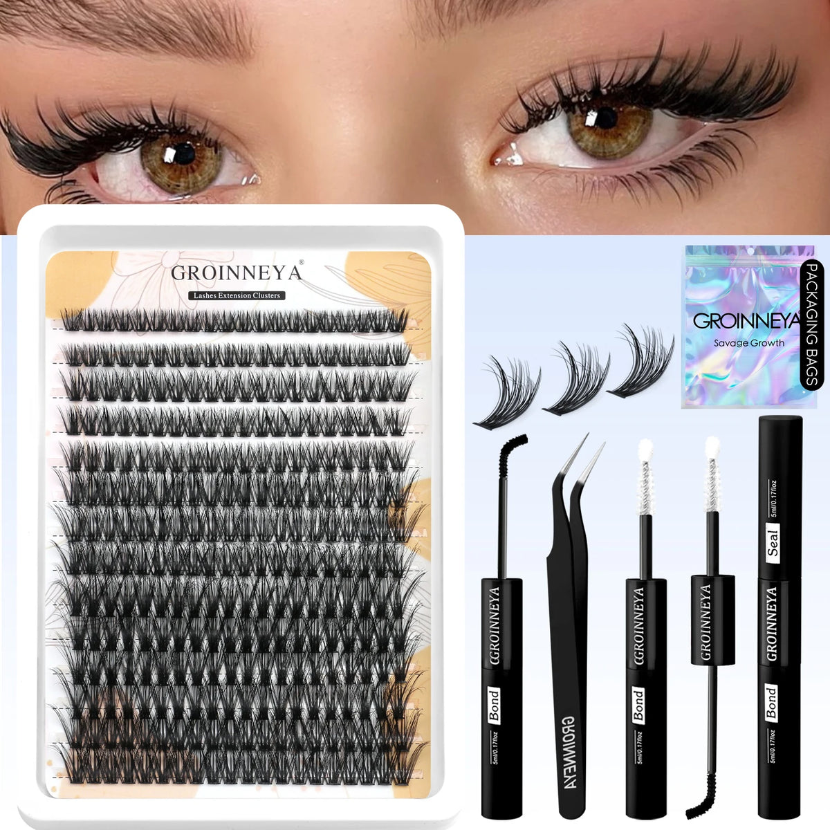 Groinneya Lash Clusters